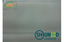 China Fusible interfacing , Double Dot Fusible Woven Interlining Fabric Pure White supplier