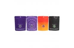 China 3.5g Smell Proof Mylar Bag Plastic Soft Touch Edibles Packaging Doypack supplier