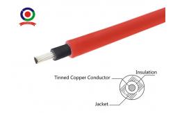 China Oxygen Free 10awg 6mm Single Core Solar Cable supplier