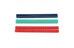 China Custom Printing ABS Magnetic Ruler For Whiteboard Clear Numbers Accurate Scales supplier