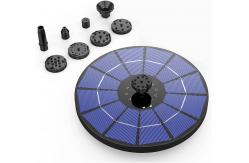 China 3W Solar Water Floating Fountain Pump For Outdoor Pond Pool Garden supplier