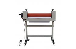 China Max 8mm Laminating Thickness Electric Laminating Machine with Foot Pedal Control supplier