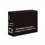 NUFIBER SFP+ To RJ45 Port 10Gbps Media Converter Ethernet To Fiber for sale