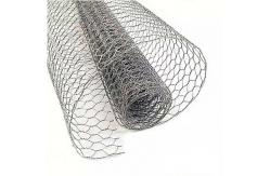China Poultry Netting 12 X50' X 1 Chicken Hexagonal Wire Mesh Grey Powder Coated supplier