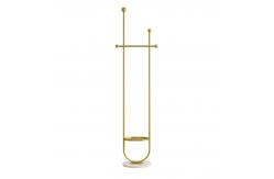 China Modern Minimalist Movable Storage Floor Hanger Rack With Wheels supplier