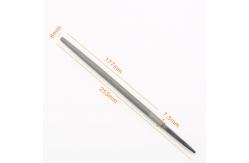 China Customized High Carbon Steel Triangular File with Tooth Pattern and Bidentate Pattern supplier