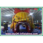 Large Outdoor Orange Inflatable Tunnel Tent Customed Red Inflaltable Candy House ,  Oxford Cloth Water-Proof Tent for sale
