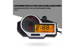 China LCD Motorcycle Digital Speedometer , DC 8-12V Universal Motorcycle Odometer supplier