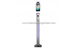 China Touchless AI Facial Recognition Infrared Thermometer IP65 With 8 Inch Screen supplier