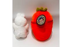 China Customizable Cute Stuffed Plush Toys With Zippers Carrots-shaped rabbits supplier