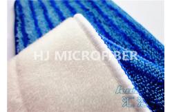 China Professional Microfiber Flat Microfiber Mop Head Pad With Pp Strips 5” x 24” supplier