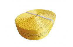 China Flat Pattern Polyester Flat Webbing Sling Roll Webbing Straps EN1492-1 supplier