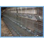 Welded Wire Mesh Fencing Panels Rabbit Battery Cage 3 Or 4 Layers