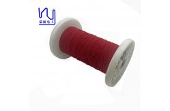 China Single Wire Copper Litz Wire Silver Conductor 0.071mm Red Strands supplier