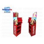 LED Lighting Poster POS Shelf Display Stands 4 Shelving Holding Strength 100KGS For Milk for sale