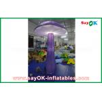 2M Purple Inflatable Mushroom Lighting Decoration For Holiday / Stage for sale