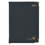 Daily Planner Vertical Hourly Schedule And Monthly Plan Black for sale