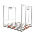 Powder Coated Steel Stackable Pallet Racks 1200*1200*1100mm For Goods Turnover for sale