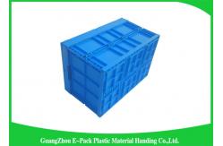 China Recyclable Industrial Collapsible Plastic Box , Plastic Folding Crate For Logistics supplier