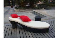 China High Heel Shoes Shaped Cane Daybed , White Resin Wicker Daybed supplier