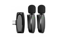 China 2.4Ghz Mini Microphone No App Needed Lavalier Wireless Microphone For Iphone supplier