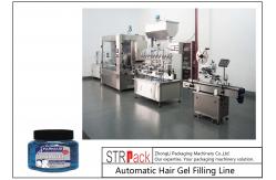 China Metal Liquid Bottle Filling Machine / Hair Gel Bottle Filling And Capping Machine supplier