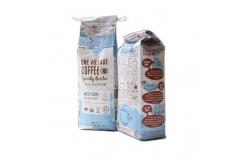 China Width 160mm Coffee Packaging Pouch FDA 8oz Printed Empty Coffee Bags supplier