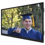 Multi Touch Screen Anti Glare Mobile Stand Lcd Digital Interactive Smart Board 55 65 75 Inches Interactive Flat Panel for sale