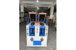 China guangdong machinery double head manual air bag shoe sole pressing machine supplier