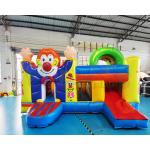 Tarpaulin Inflatable Bouncer Slide Clown Jumping Bouncy Castle For Advertising for sale
