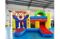 China Tarpaulin Inflatable Bouncer Slide Clown Jumping Bouncy Castle For Advertising supplier