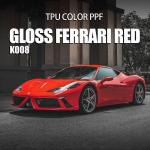 K008 Gloss Ferrari Red High Quality TPU Color Car Paint Protection Film for sale