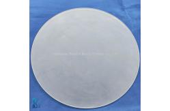 China Customized Corrosion Resistant Circular Frosted Quartz Plate Large Quartz Sheet supplier