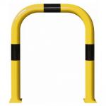1200x1000mm Collision Protection Guard Hardware Fabrication Yellow Balck for sale