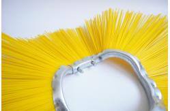 China Hot-Salling High Ware Resistant Pp Material Yellow Wave Wafer Brush supplier