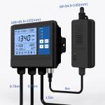 Hydroponic Greenhouse CO2 Controller: 5000ppm Regulator & Monitor