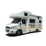 Automatic Transmission RV Caravan Van Foton , Fiberglass Outdoor Camping Car Decorated for sale