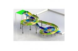 China Raft Water Slide Circle Water Slide Customized With Professional Installation supplier