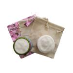 Comfortable Reusable Bamboo Makeup Pads / Gentle Eco Friendly Makeup Pads for sale