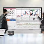 CE ROHS FCC HDMI Interactive Screen Display Electronic Flat Panel
