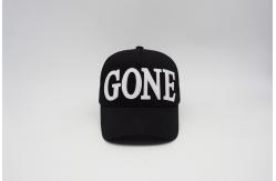 China Felt Applique Embroidery Logo Structured Baseball Cap With Adjustable Low Profile supplier