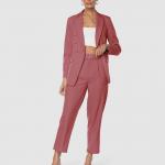 Brick Red Formal Stylish Womens Suits For Office Wear Formal Blazer And Pant Set for sale