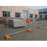 OEM Heat Treated 2.4m Width Temp Construction Fence for sale