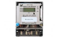 China High Accuracy Single Phase Smart Card Prepayment Digital Electronic Energy Meter supplier