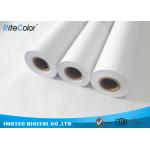 Water Based Matte Coated Paper Roll , 128 Gram Large Format Paper Roll for sale