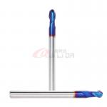 Carbide 2 Flutes Ball Nose End Mill HRC65 4mm 1/8 Inch For Hard Steel for sale