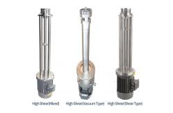China Stainless Steel Portable Agitator Mixer Cosmetic High Shear Homogenizer Pneumatic Lifting supplier