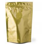 Glossy Plain Red Foil Pouch Packaging Stand Up For Coffee Bean