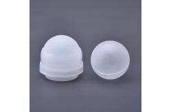China Plastic Roller Ball Inserts 25.2mm Ball Diameter White PP Various Roll Caps supplier