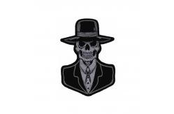 China Large Size Embroidered Iron On Badges Jacket Patches Customization supplier